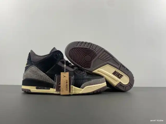Rep x FZ4811-001 Air 3 Ma A Maniere Jordan Black 0523